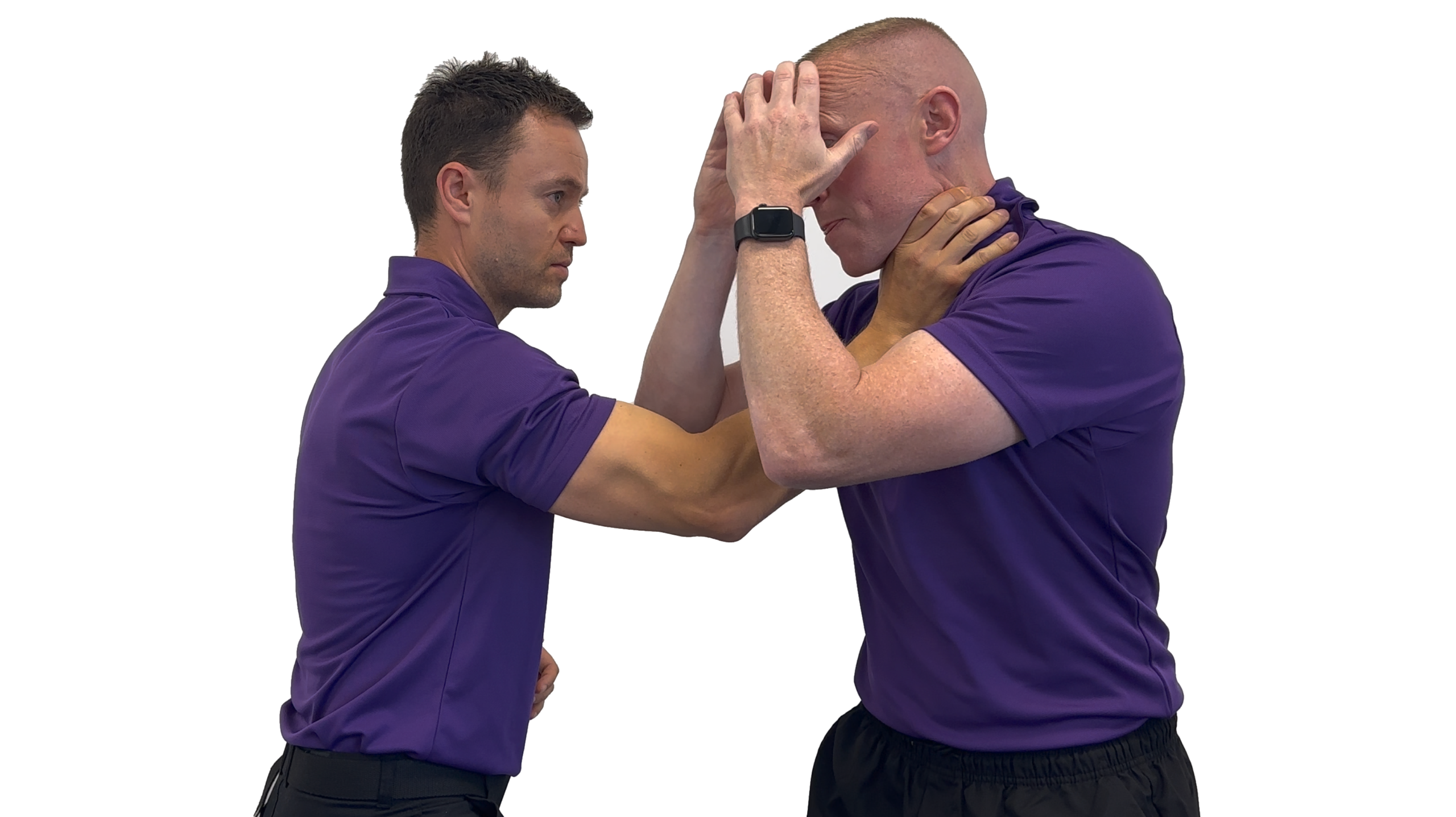 Handcuff Training Courses Personal Safety photo demonstrating a Single Choke