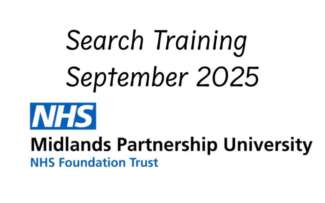 Specialist Search Training in Mental Health Environments