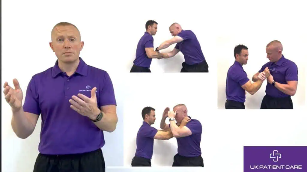 Image of a variety of PMVA techniques to show online support to training. 